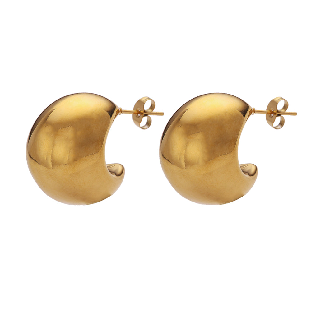Luna Bold Hoop Earrings | Chic & Timeless
