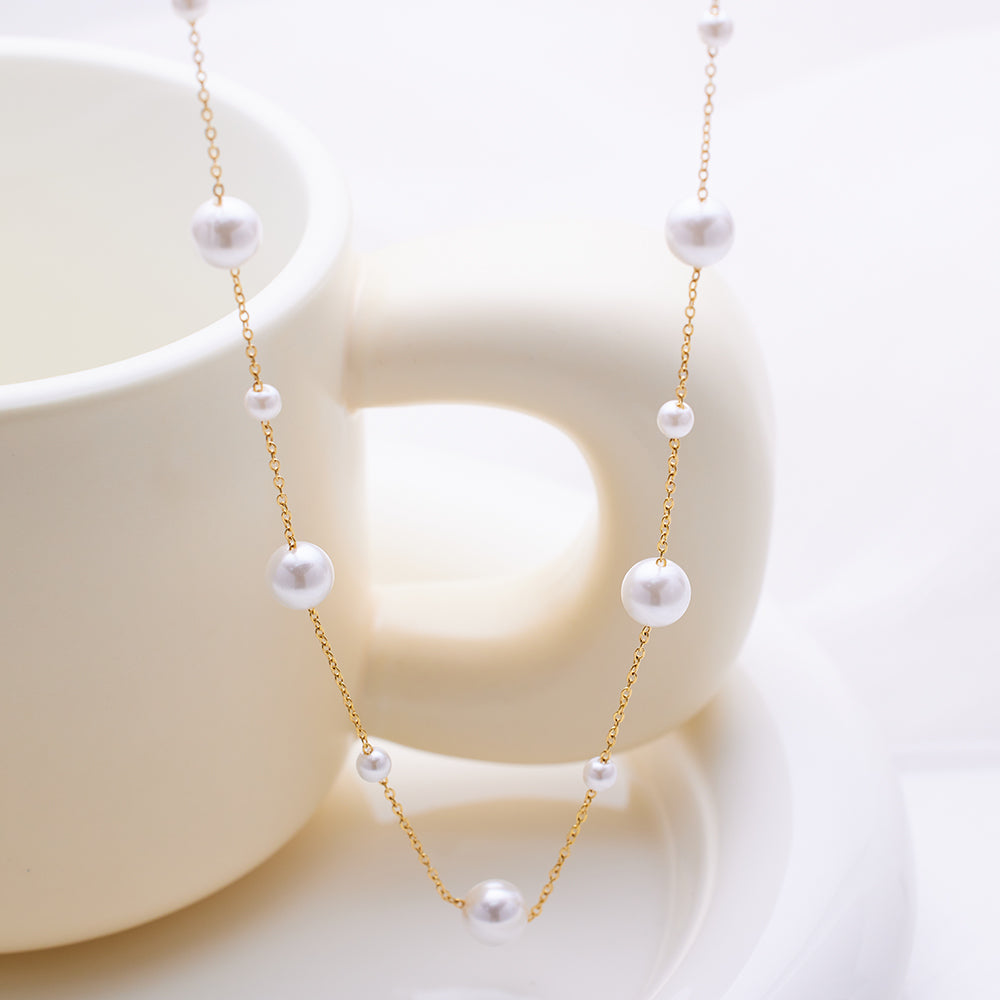 Celestial Pearl Necklace | Elegant & Timeless