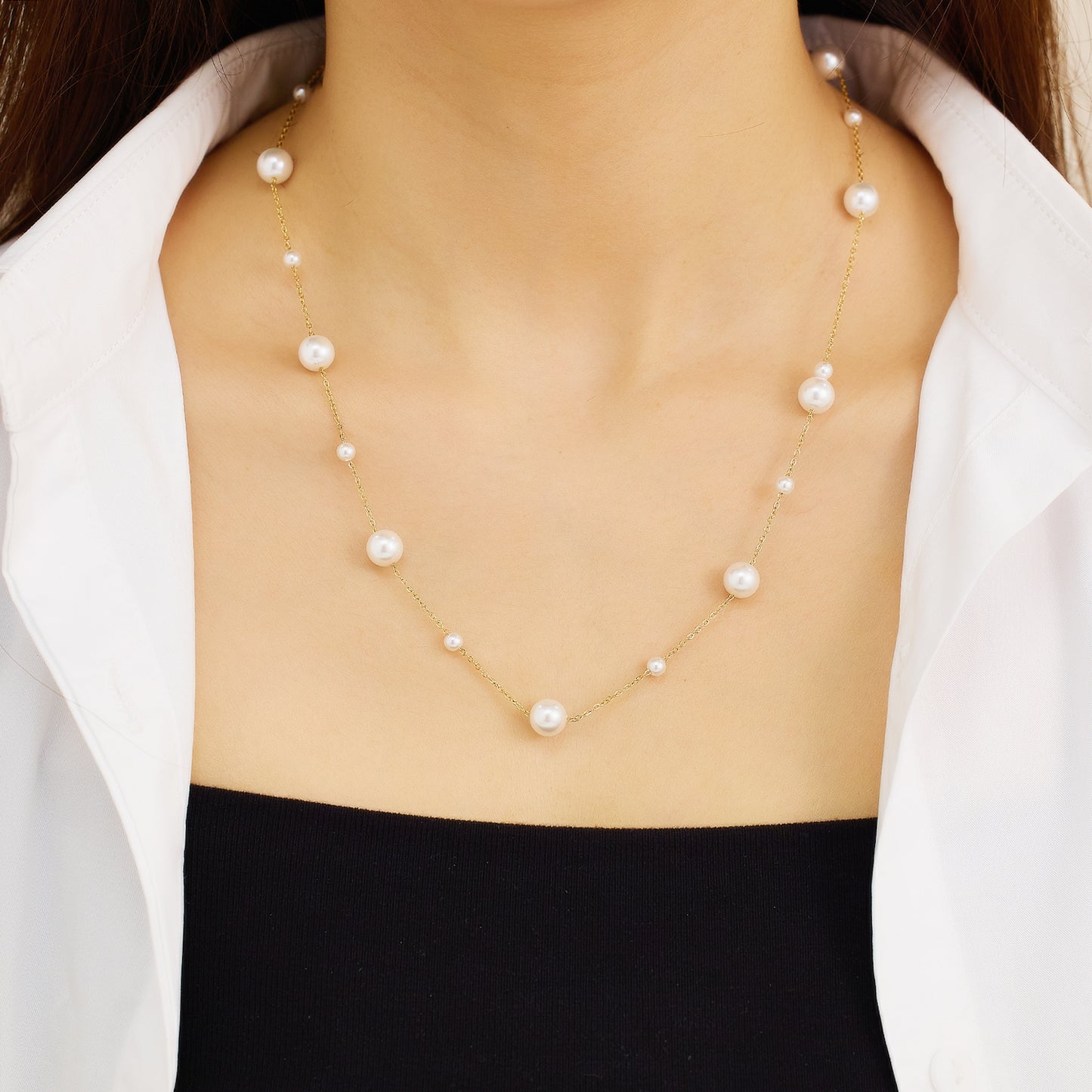 Celestial Pearl Necklace | Elegant & Timeless