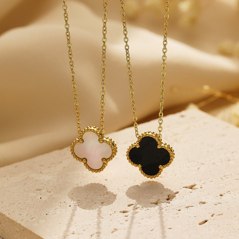 Black Clover Necklace | Elegant & Timeless