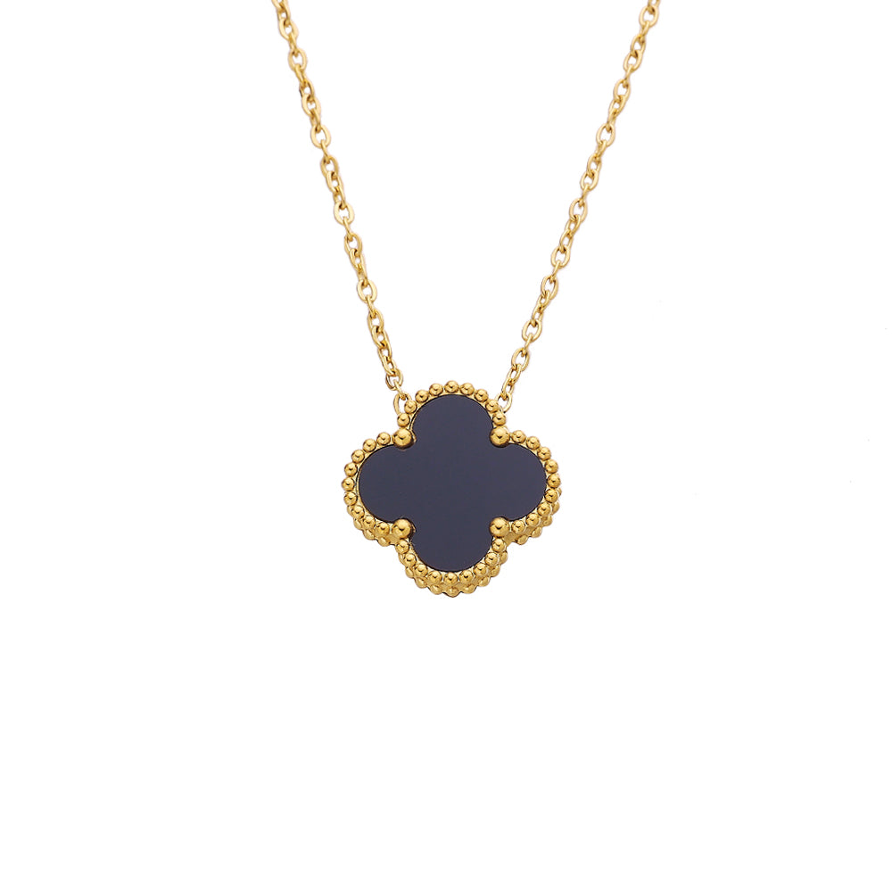 Black Clover Necklace | Elegant & Timeless