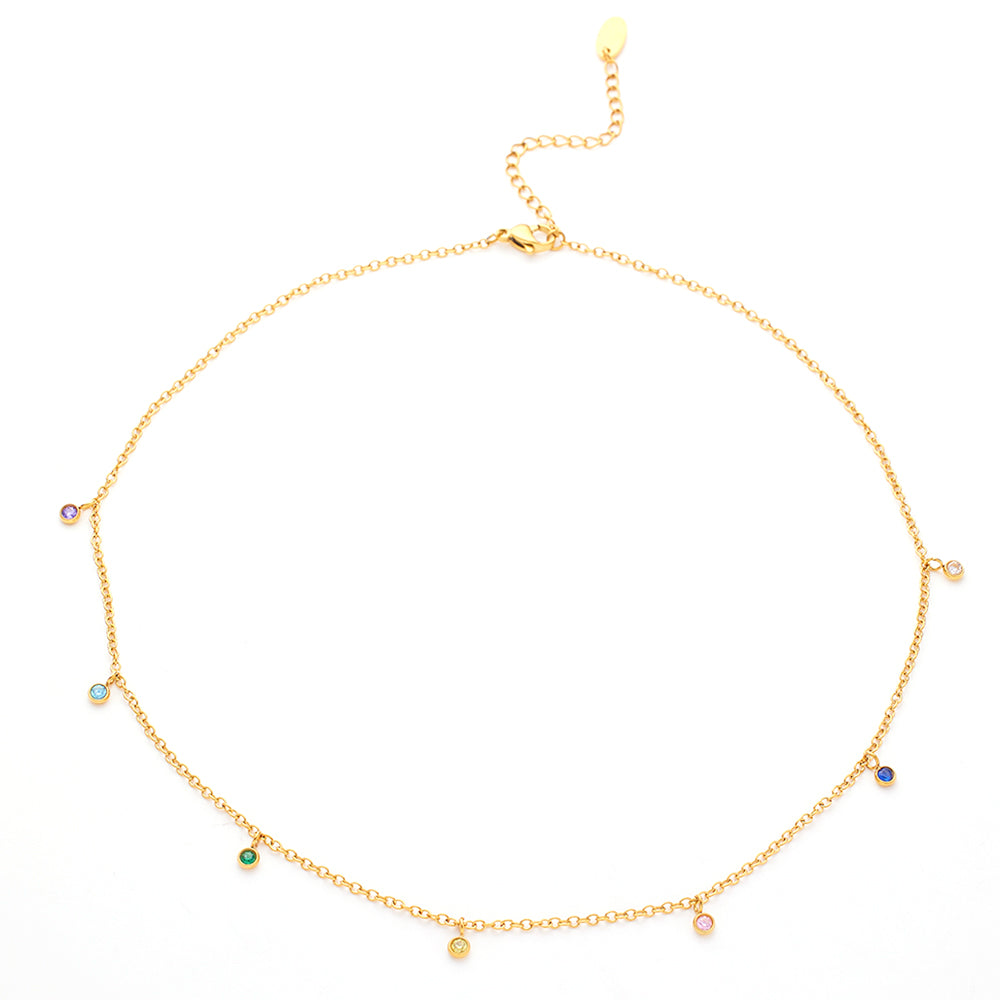 Celestial Charm Necklace | Dainty & Colorful
