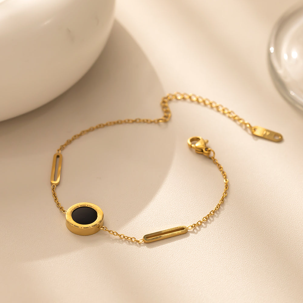 Midnight Eclipse Link Bracelet | Hypoallergenic & Fade-Resistant