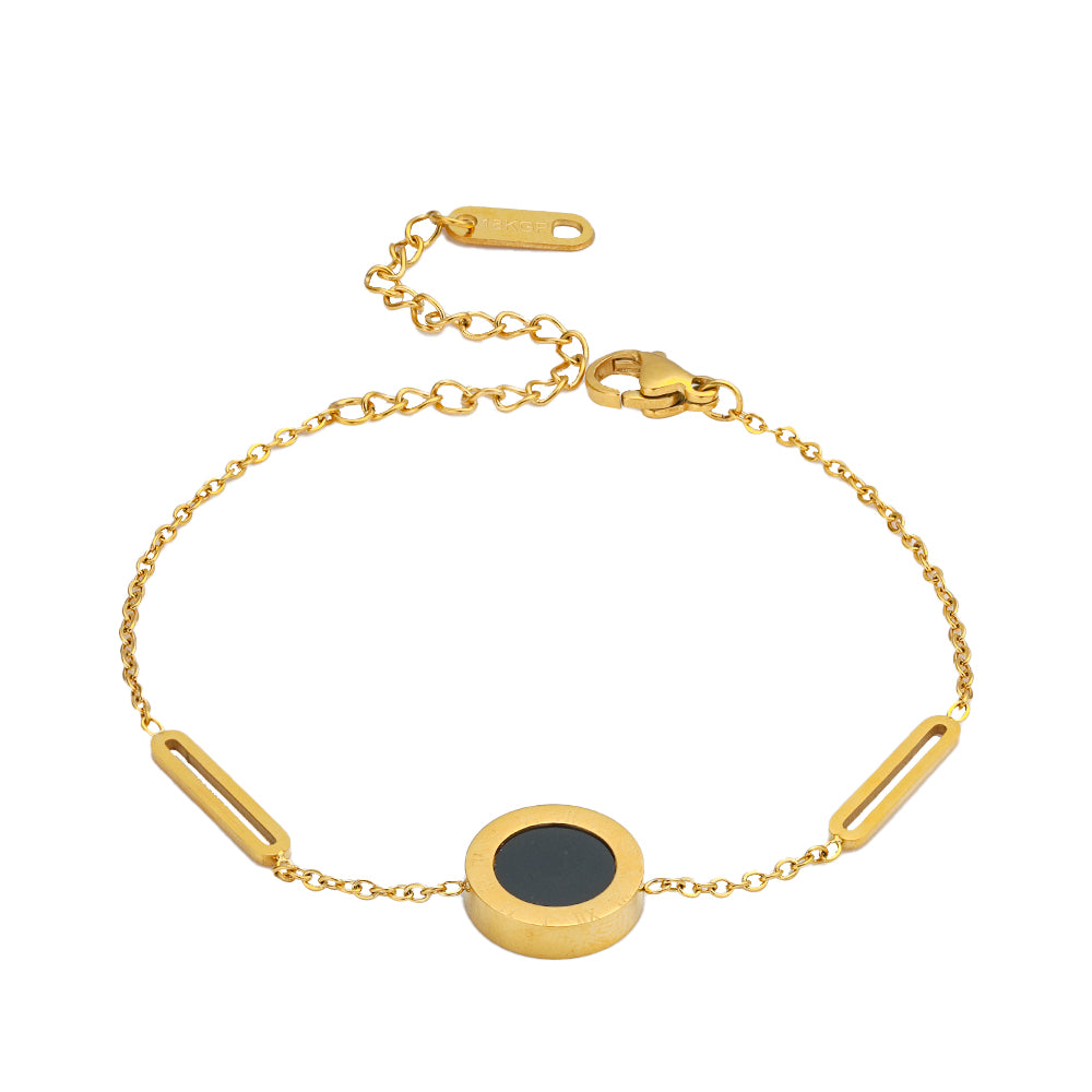 Midnight Eclipse Link Bracelet | Hypoallergenic & Fade-Resistant