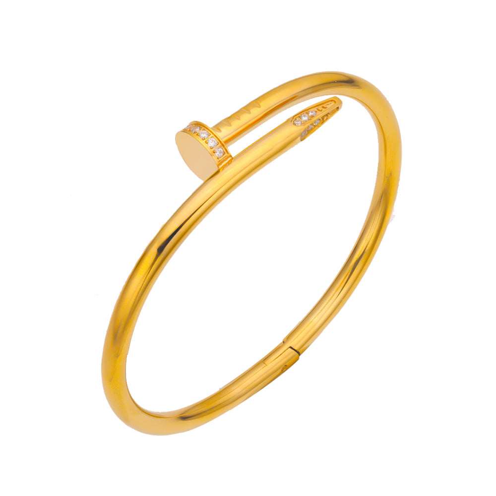 Nail Elegance Cuff Bracelet | Bold & Modern